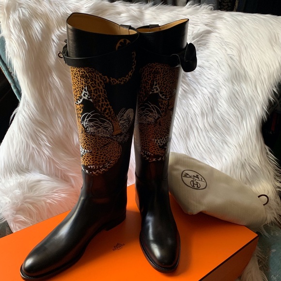 🎊Sold🎊Hermès Jungle Love Jumping boot - Picture 5 of 8